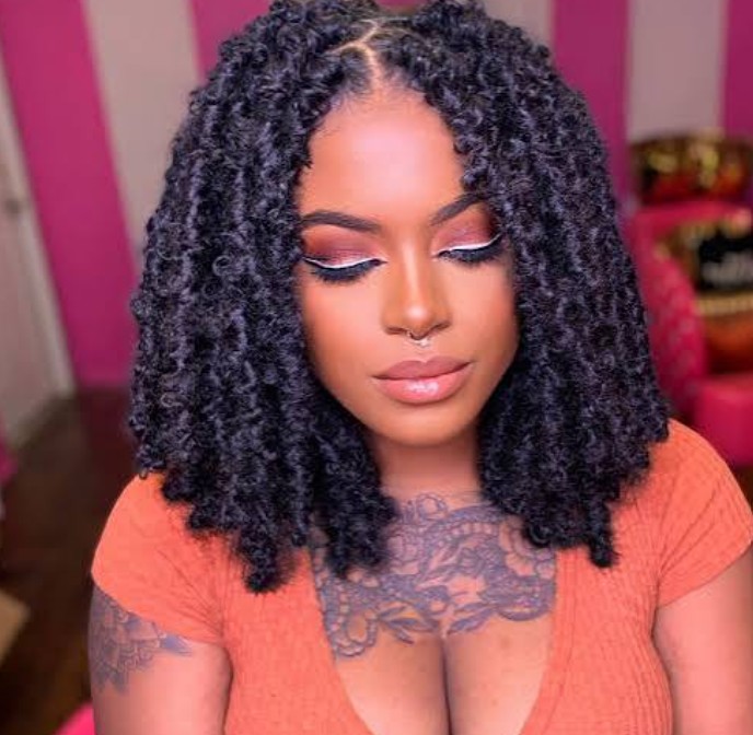 Butterfly locs styling