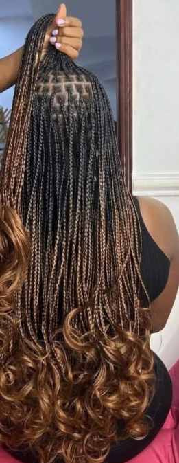 French braids styling