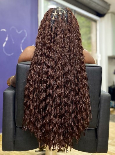 Gypsy braids styling