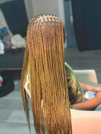 Small regular knotless braids